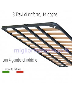 Tris Rete matrimoniale rinforzata a 3 barre 2