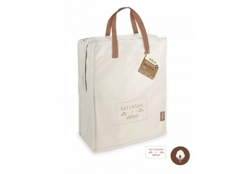 Coprimaterasso matrimoniale naturale imbottito