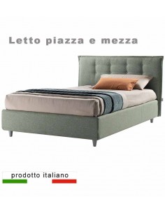 Letto con testiera lineare 2