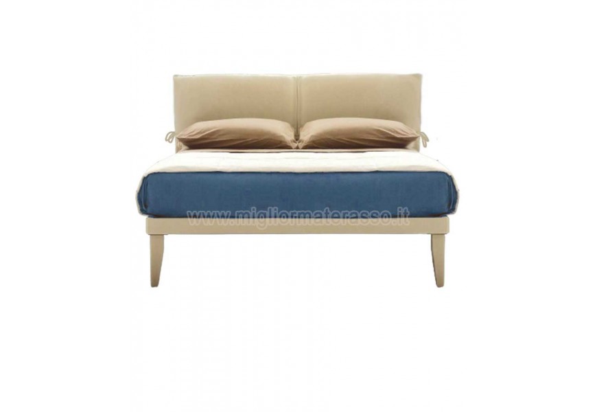 Sommier con testiera matrimoniale