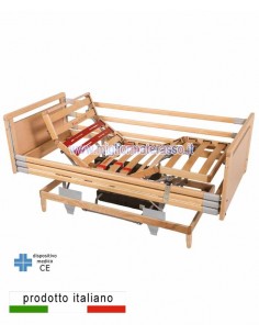 Rete elettrica con sponde in legno