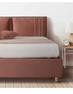 Letto con testiera cuscini 2