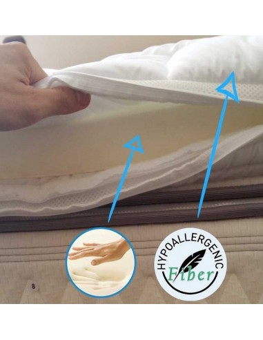 Topper HOTEL KING in Memory Waterlily