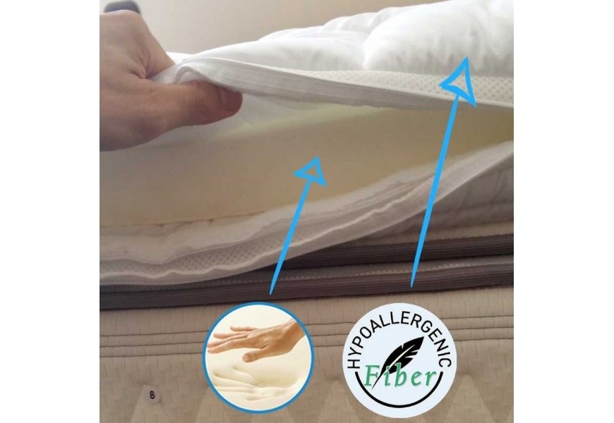 Topper HOTEL KING in Memory Waterlily