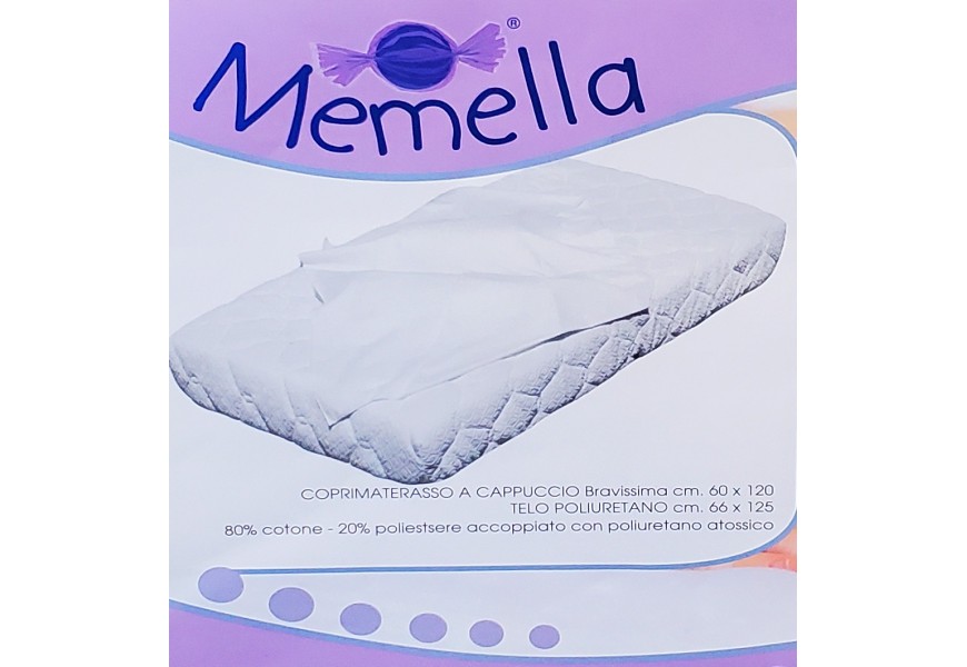 Coprimaterasso e traversa per lettino