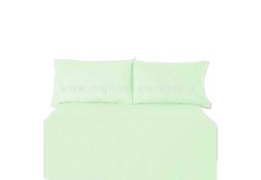 Lenzuola matrimoniali cotone 160x200 angoli alti