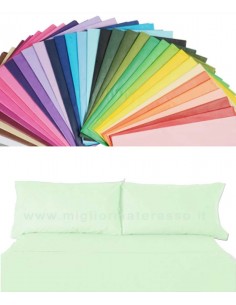 Lenzuolo di sopra teso matrimoniale cotone 100%