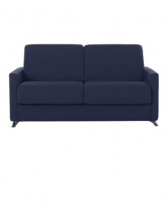 Divano Letto 3 posti in tessuto Blu
