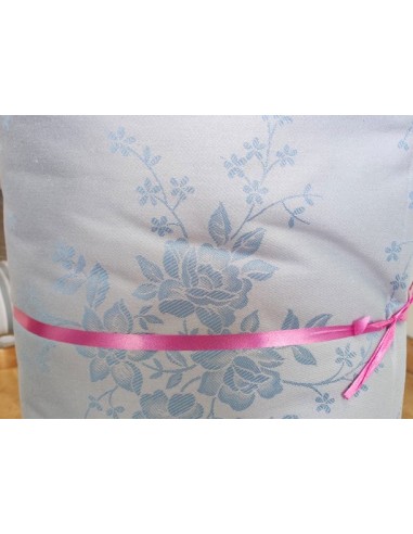 Fodera damascata grigio perla al metro