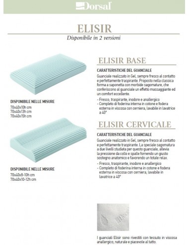 Dorsal Elisir 15 cm alto