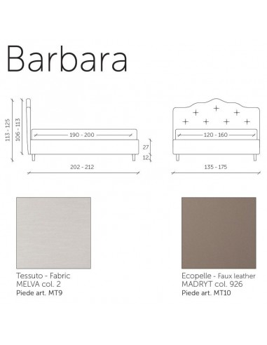 Beatrice adjustable Italian bed