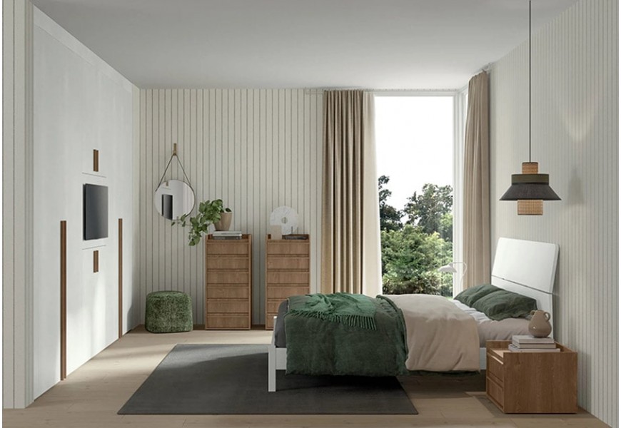 Camera da letto matrimoniale armadio TV