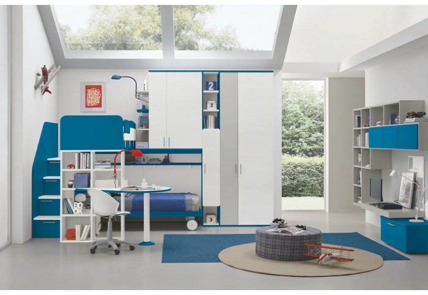 Camerette con soppalco