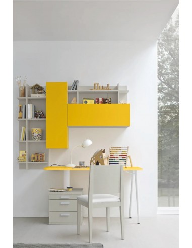 Cameretta soppalco con cabina armadio