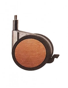 Wooden wheels for bed