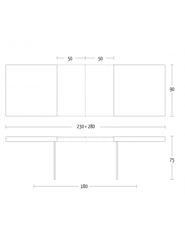 Meridiano Altacom 180 cm closed