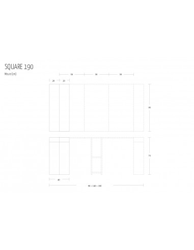 Console estensibile Square