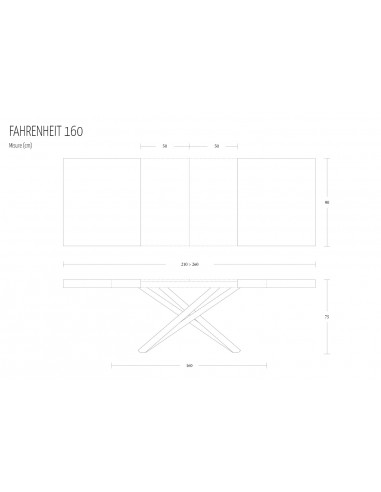 Farenight extending dining table