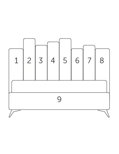 Mix Double and king size Italian Bed