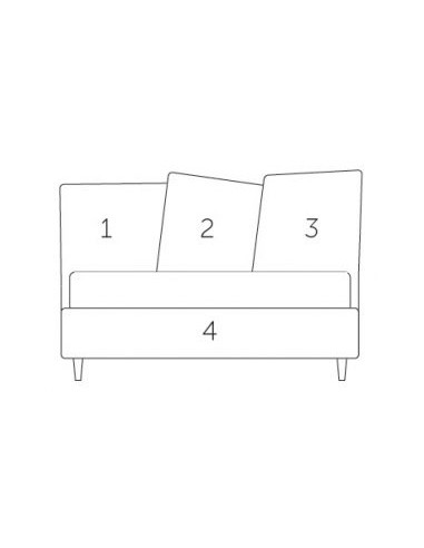 Viola Double and king size Italian Bed