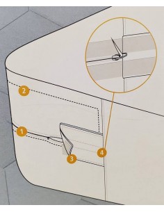 Coprimaterasso anticimici con cerniera sicura 2