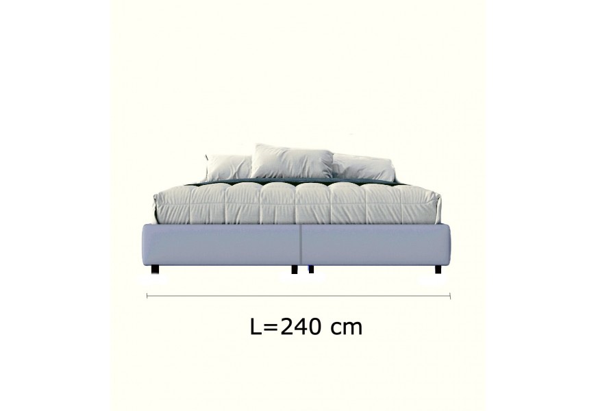 Letto contenitore larghezza 240 cm
