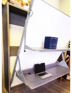 Bed with desk double size...