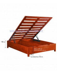 Letto in legno con testiera... 2