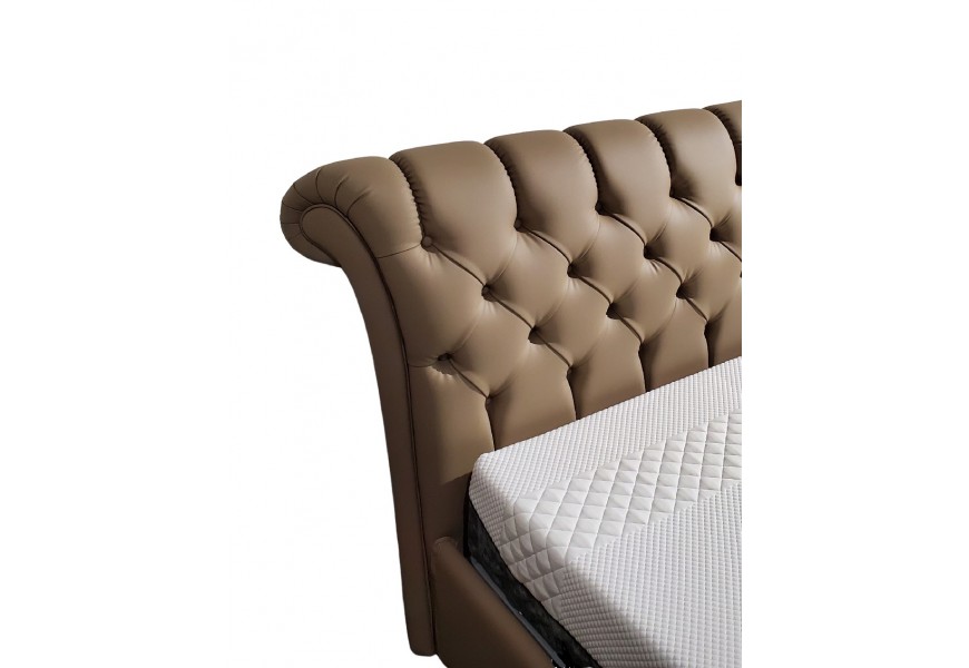 Letto Matrimoniale Motorizzato testiera capitonnè