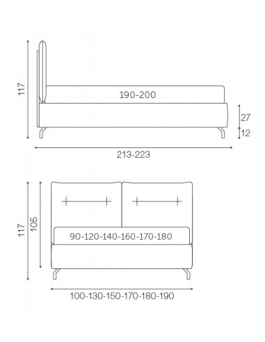 Adjustable bed Marella Stilfar