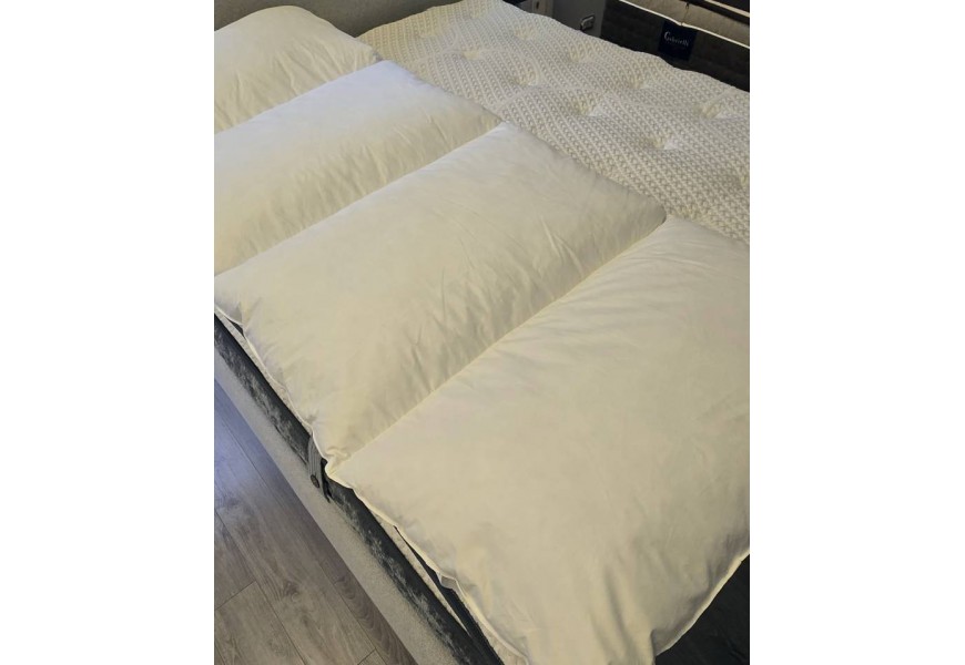 Topper in piuma d'oca matrimoniale