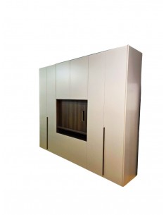 Bedroom wardrobe with TV panel