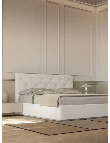 Letto francese testiera con bottoni Luxury
