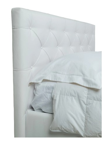 Letto francese testiera con bottoni Luxury