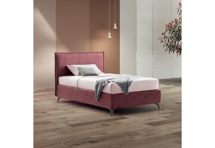 Letto contenitore piazza e mezza con testiera