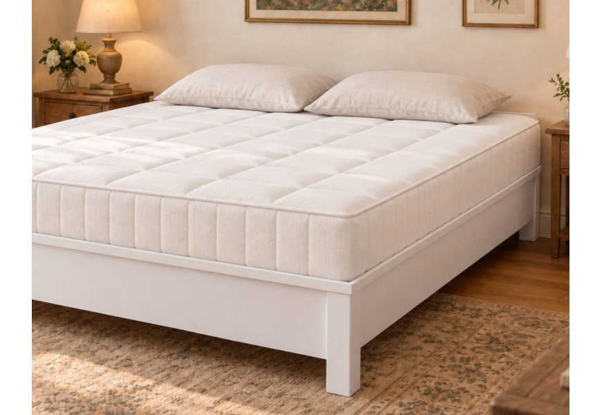 Letto in legno con contenitore
