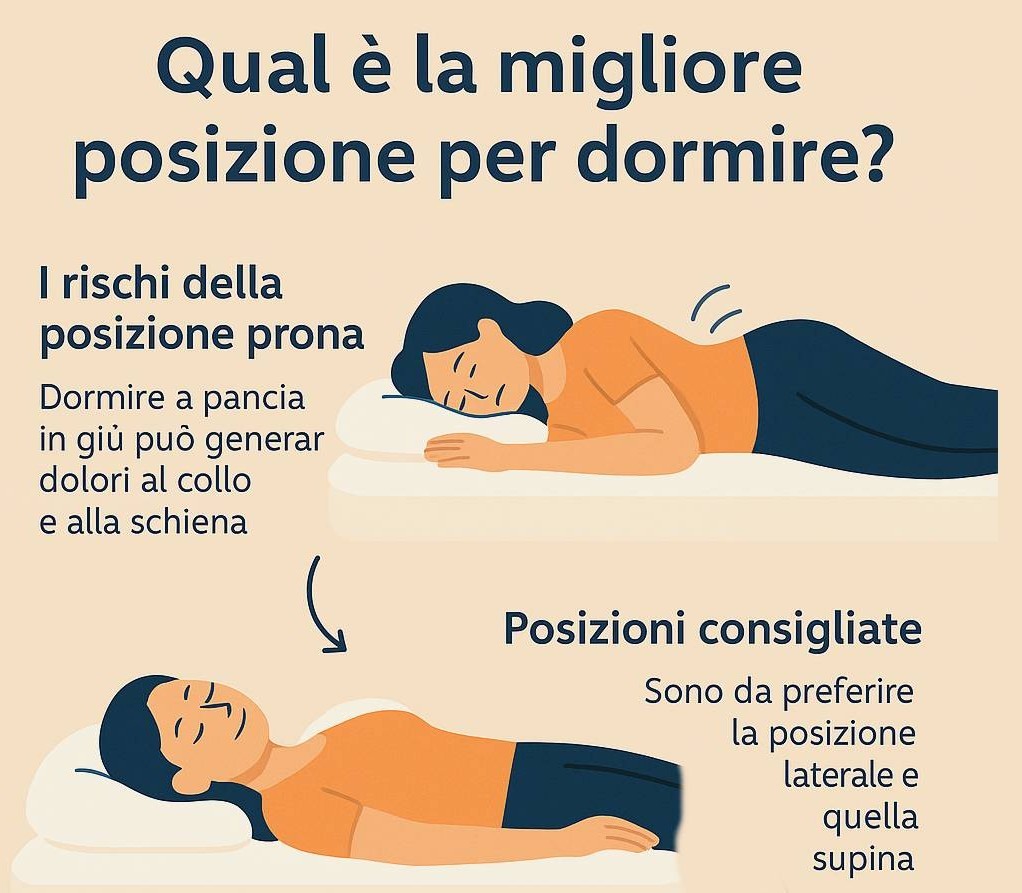 Posizione migliore per dormire bene