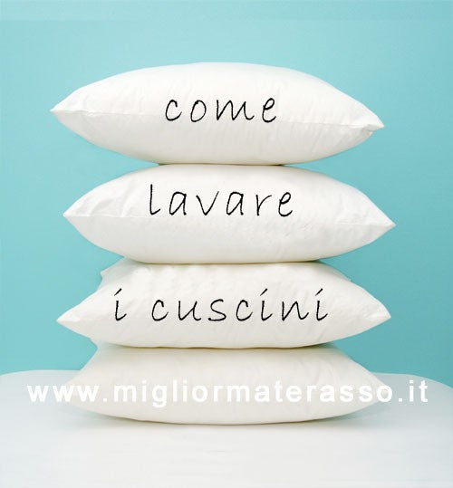 Come lavare i cuscini e guanciali