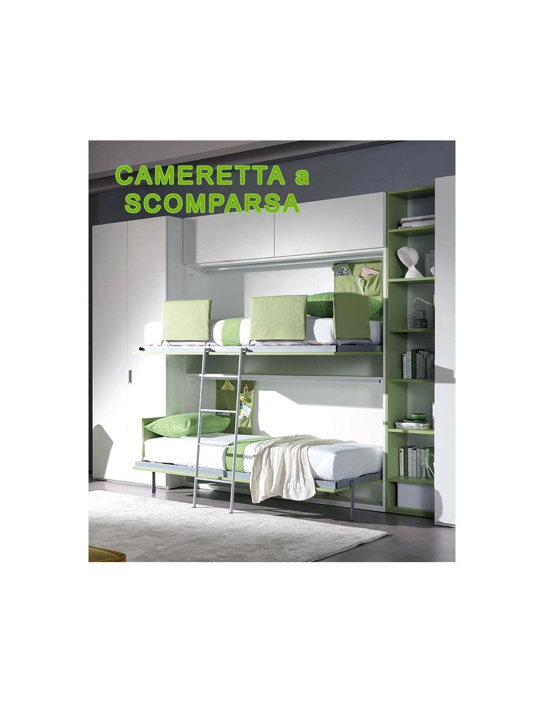 letto a castello a scomparsa Roma
