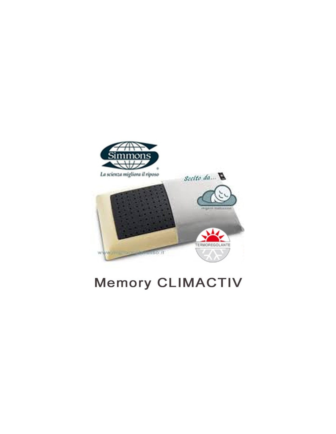 Simmons Memory foam pillow Climactiv