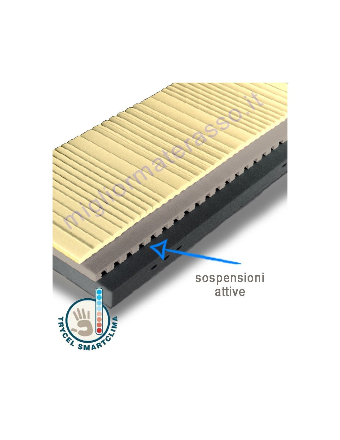Trycel Memory foam Mattress 320