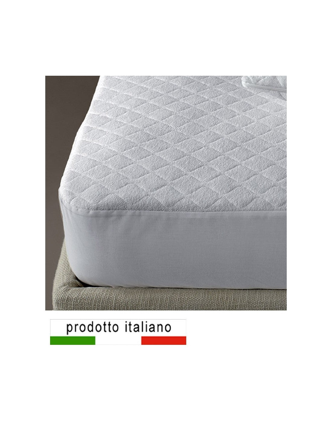 Coprimaterasso in spugna cotone trapuntato