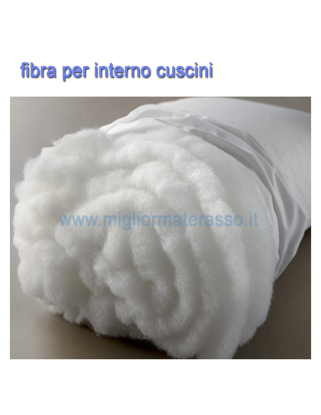 Fibra poliestere per imbottire