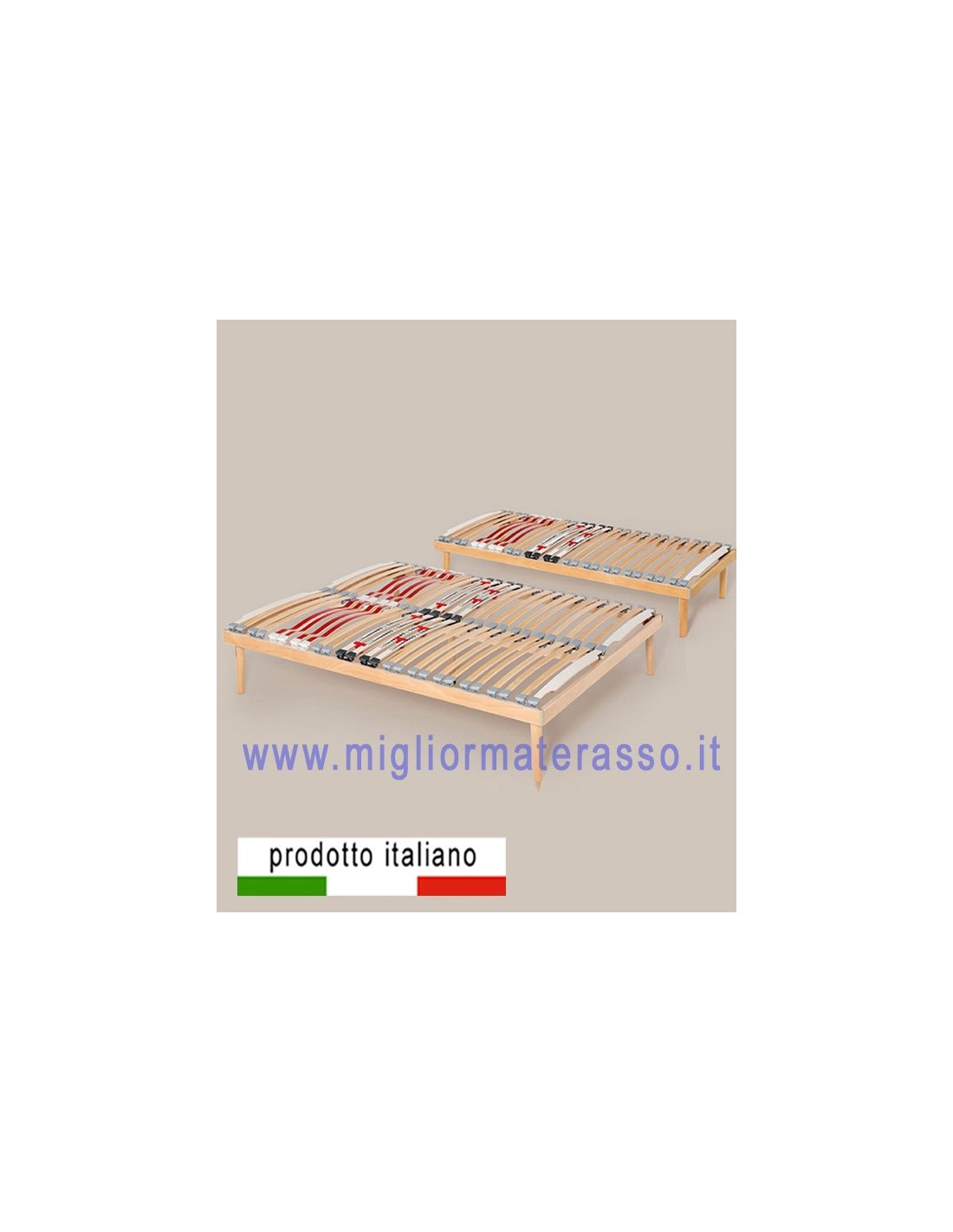Rete in legno doghe regolabili