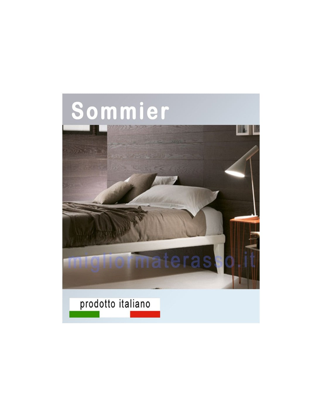 Sommier tessuto o ecopelle
