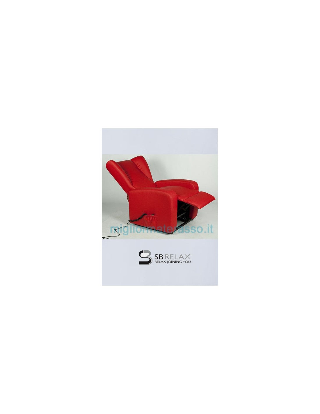 Poltrona alzante Ecopelle Sime 3