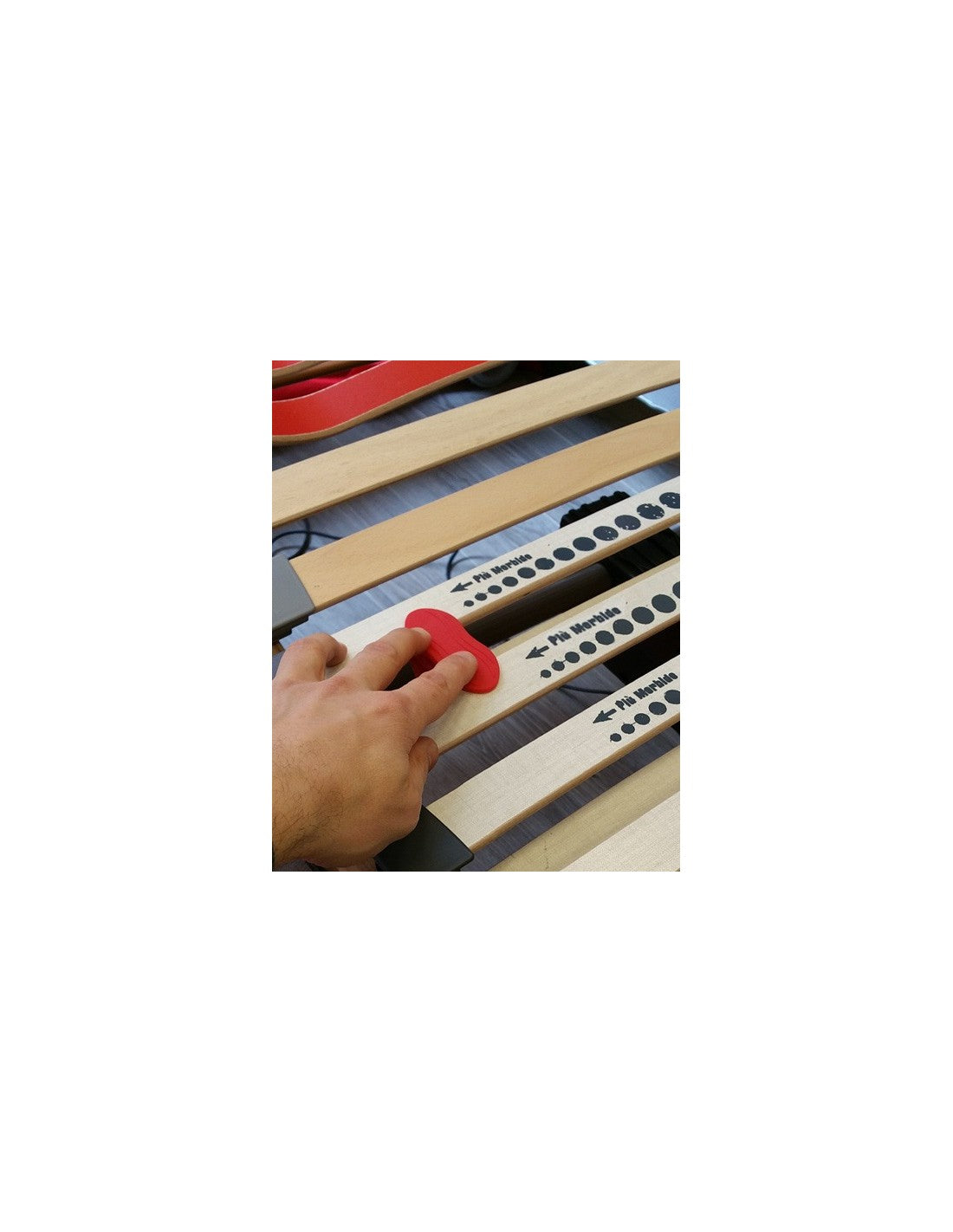 Rete in legno doghe regolabili