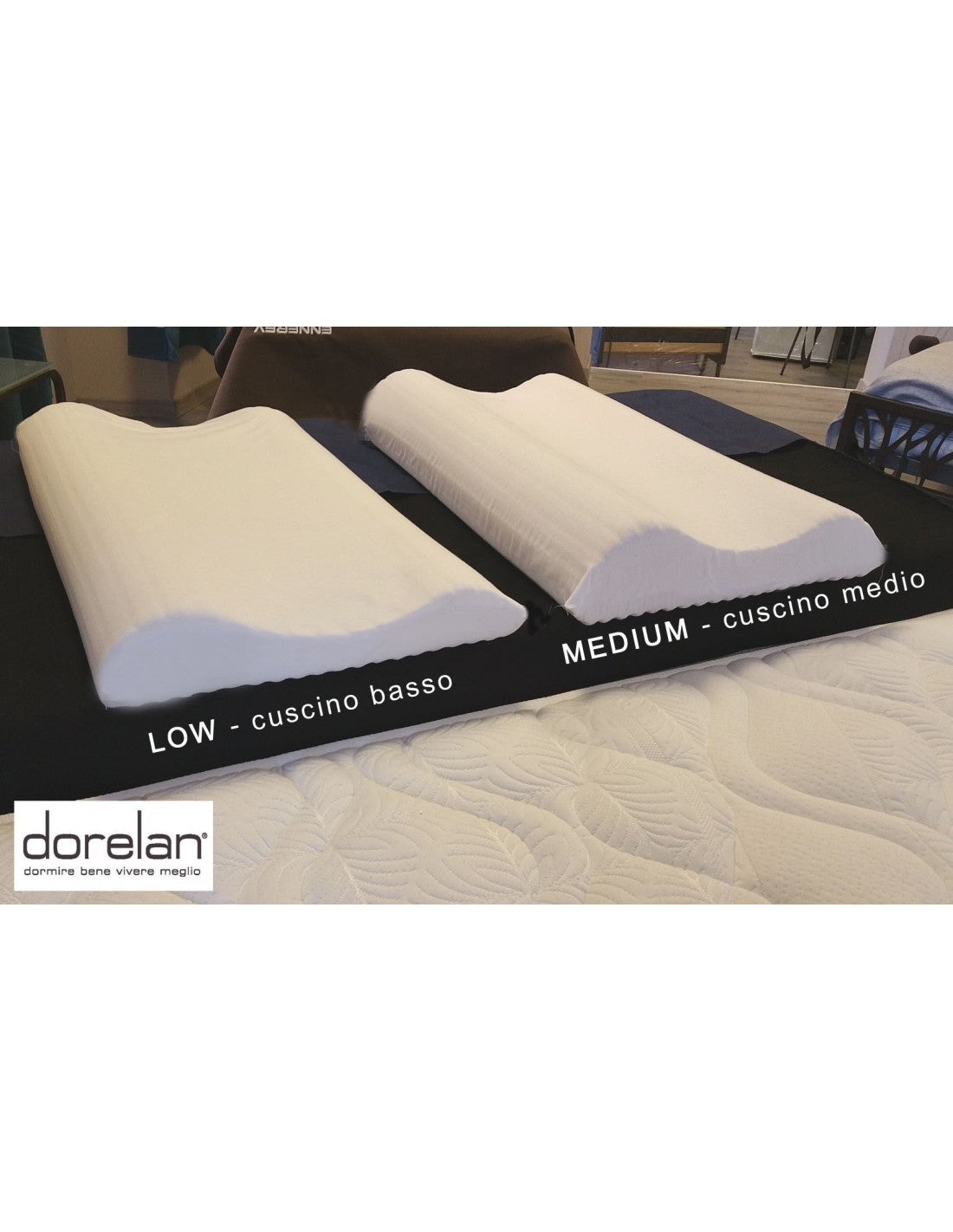 Pillow Dorelan Memory Myform Air HD Swan