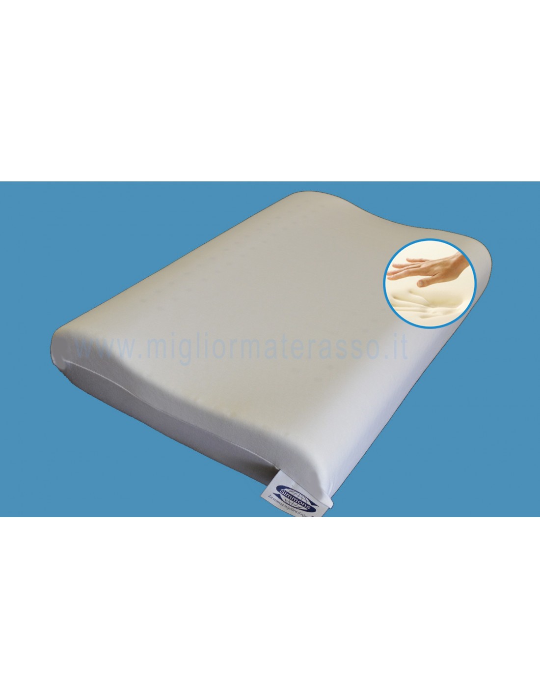 Memory foam pillow Ergomem