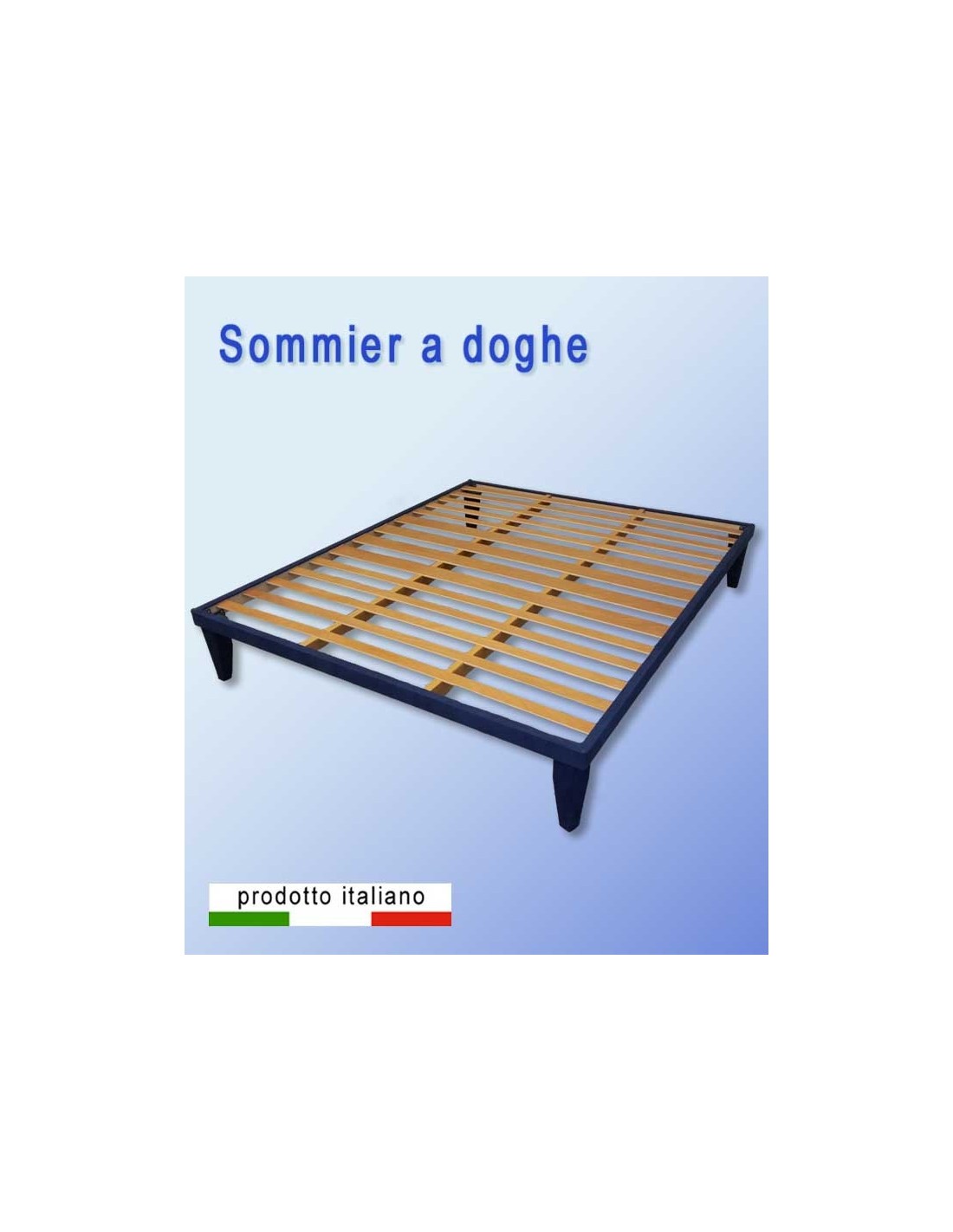 Sommier tessuto BLU